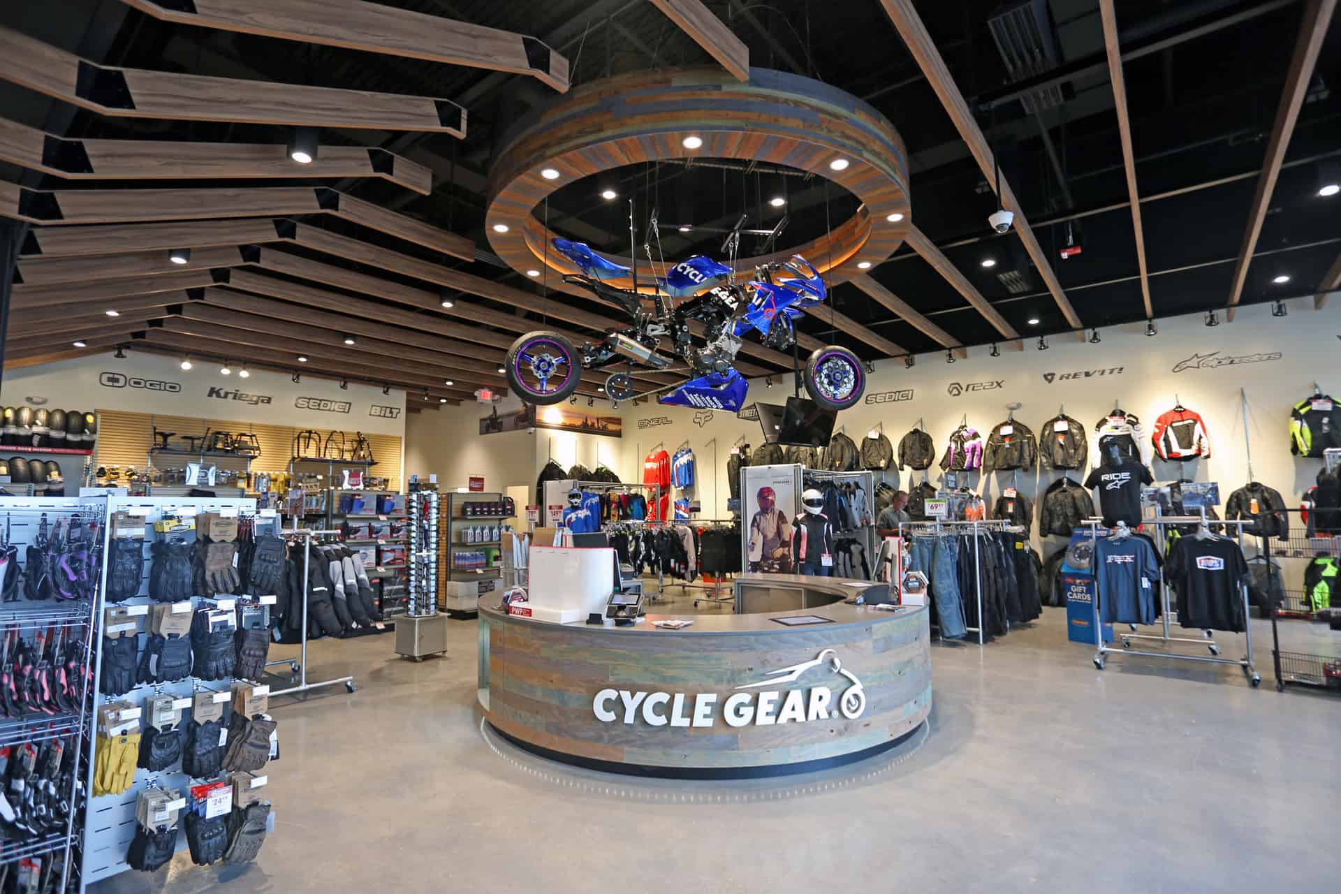 Chapman Completes Cycle Gear Store - High-Profile Monthly